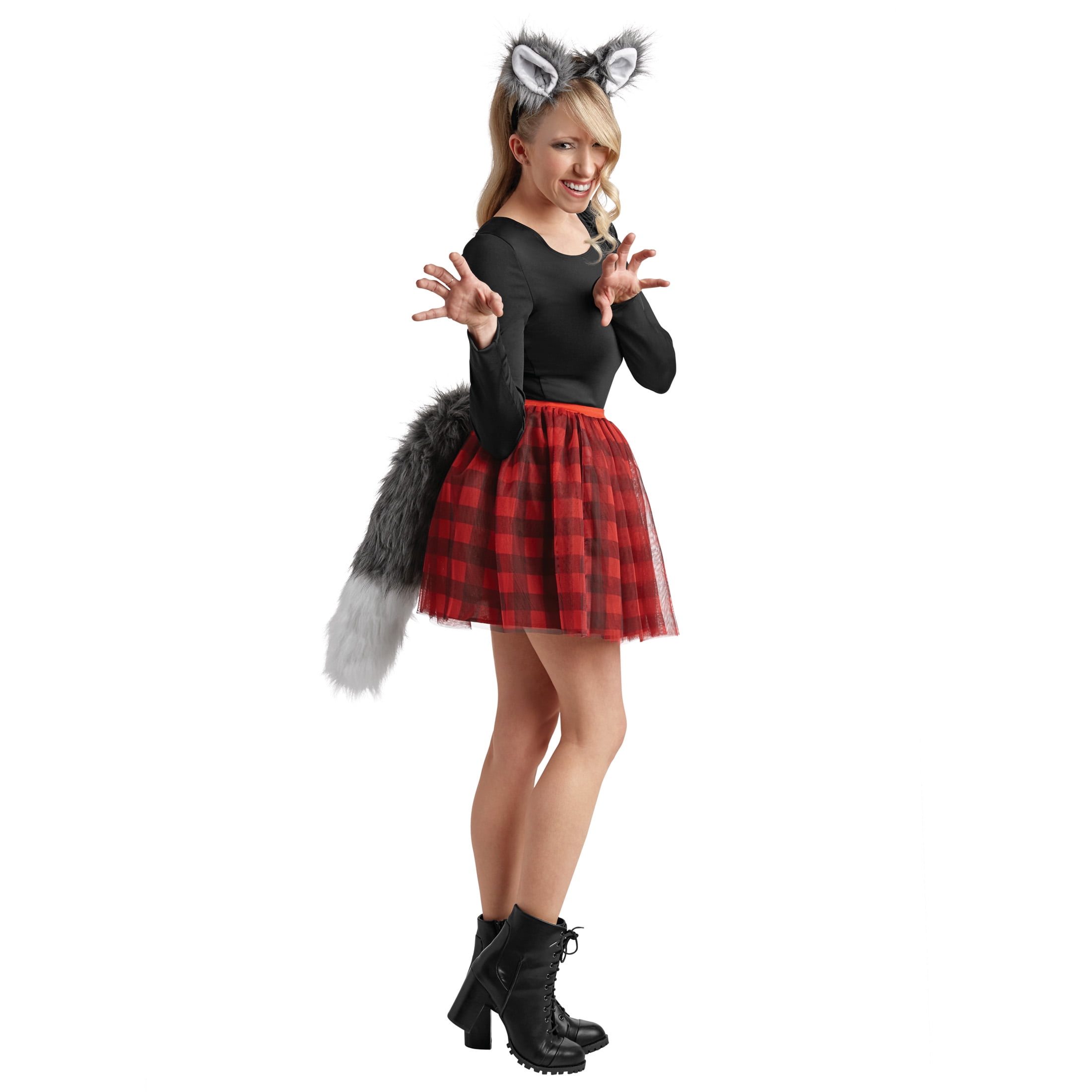 Halloween Multicolored Wild Tail Costume Accessory Kit for Women by Way