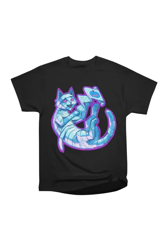 Halloween Mummy Cat Ghost T-Shirt Tee Gift For Him Merch For Her Apparel For Friend
