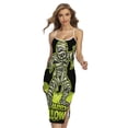 thumbnail image 1 of Halloween Mummy Printed Cross Back Cami Dress, Halloween Decorative Fashion Summer Maxi Sexy Casual Dress For Women, 1 of 4