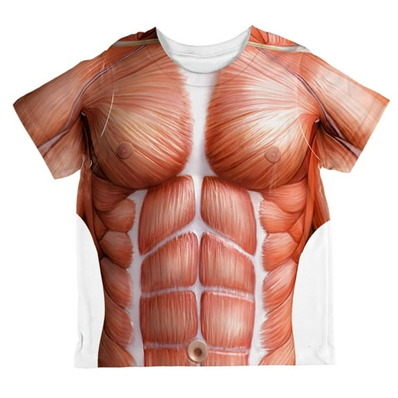 Halloween Muscle Anatomy Costume All Over Toddler T Shirt Multi 4T