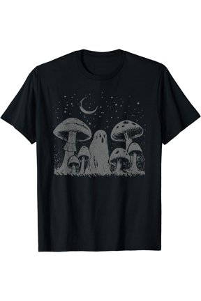 Halloween Mushroom Ghost Grunge 90 Unique T-Shirt , Vintage T-Shirt