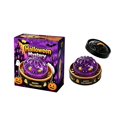 thumbnail image 1 of Halloween Mystery Glitter Dumpling Squishy Toy with Steamer Basket, 1-Pack, Purple Monster Design, for Halloween Party Favors, Relaxation Squeeze Toy, 1 of 5