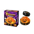 thumbnail image 1 of Halloween Mystery Squishy Toy with Pumpkin Design and Steamer Basket, 1 Pack, Orange and Black, for Kids Party Favors, Squeeze Toy, 1 of 5