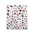 thumbnail image 1 of Halloween Nail Decals,Self-Adhesive Night Light Halloween Elements Nail Art Decals Holiday Nail Stickers for Women Grils, 1 of 6