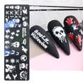 thumbnail image 1 of Halloween Nail Stamping Plates Art Templates Manicure Stamper Stencil Kit Design Tool, 1 of 4