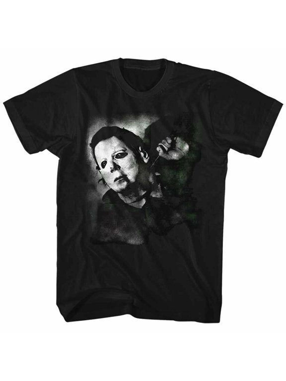Halloween Needle Cracked Black Adult T-Shirt