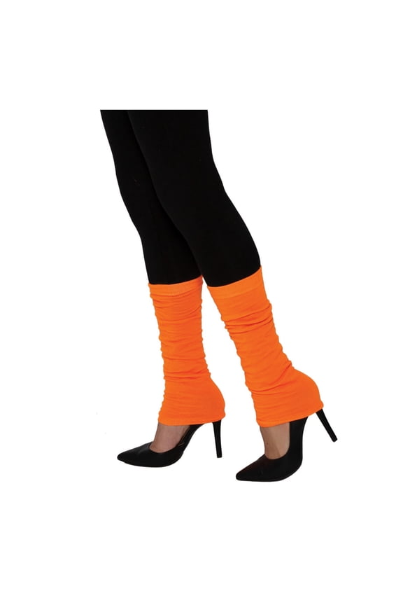 Halloween Neon Orange Leg Warmers