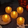 thumbnail image 1 of Halloween Night Light 12Pcs LED Candle Lantern Tea Light Battery Table Centerpiece Decor by OVFUIZ, 1 of 6