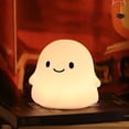 thumbnail image 1 of Halloween Night Light Ghost Silicone Pat USB Rechargeable Bedside Mood Lamp Decor by OVFUIZ, 1 of 6
