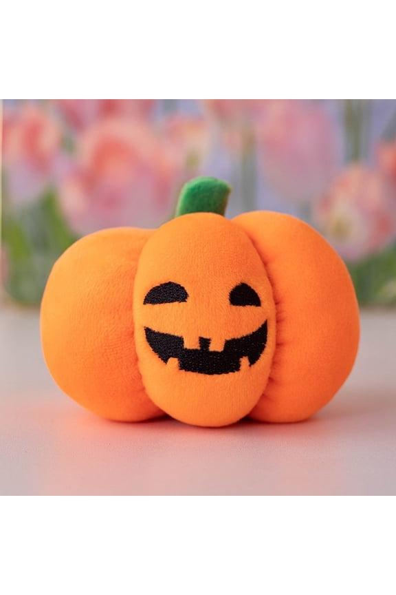 Halloween Night Light Pumpkin Toy Keychain, Glow in the Dark Funny Keychain for Backpack Car Key Pendant, Exquisite Gift for Festive Seasons(Orange)