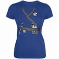 thumbnail image 1 of Halloween Ninja Assassin Costume Women's Juniors Soft T Shirt, 1 of 5