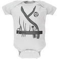 thumbnail image 1 of Halloween Ninja Assassin Costume Soft Baby One Piece White 24 Month, 1 of 2