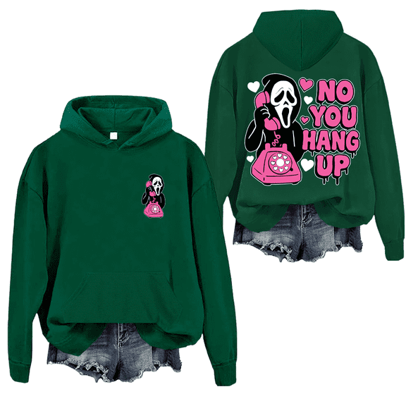 Halloween No You Hang Up Hoodie Cute Spooky Ghostface Shirt Unisex