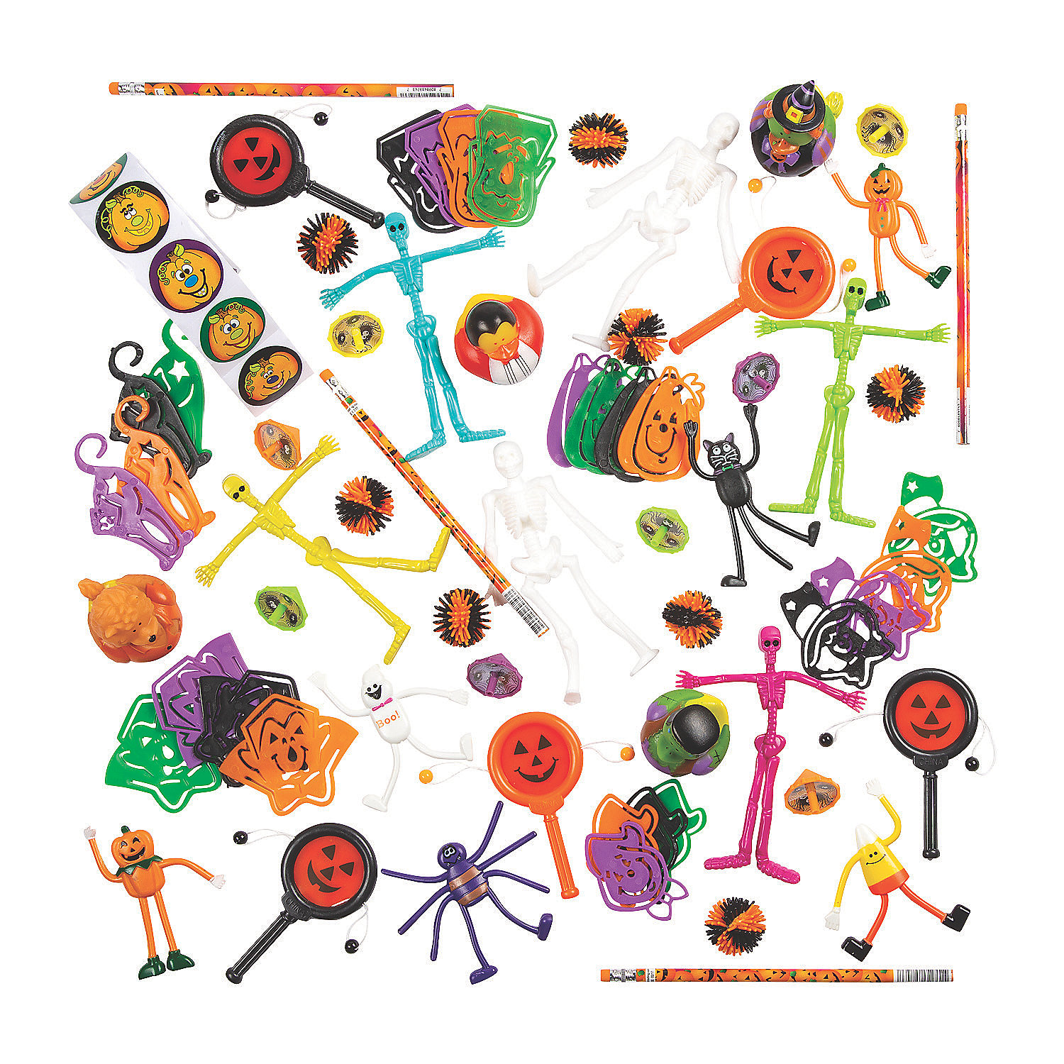Halloween Novelty Assortment (50Pc) - Toys - 50 Pieces