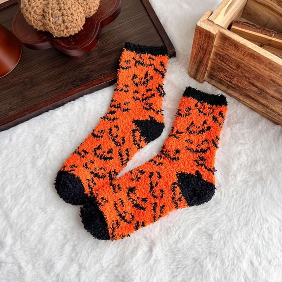 Halloween Novelty Crew Socks Cute Holiday Party for Kids Family Celebration
