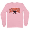 thumbnail image 1 of Halloween Nurse Long Sleeve Shirt Unisex 3X-Large Pink, 1 of 5