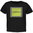 thumbnail image 1 of Halloween Old School Gamer Player 2 Toddler T Shirt Black 4T, 1 of 2