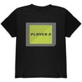 thumbnail image 1 of Halloween Old School Gamer Player 2 Youth T Shirt Black YSM, 1 of 2