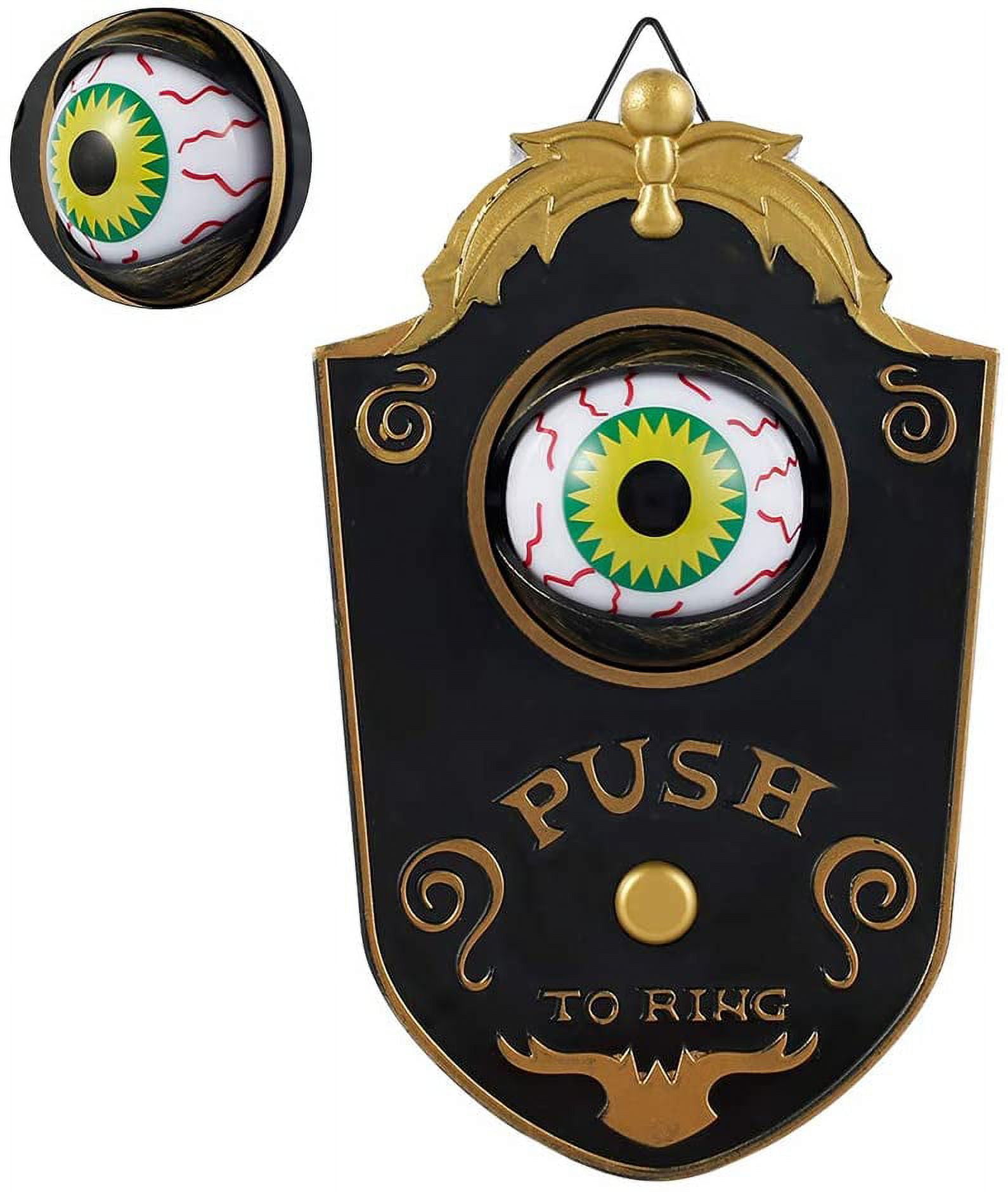 Halloween One Eyed Doorbell Decoration Halloween Horror Doorbell Scary Sounds Death Horror 7075