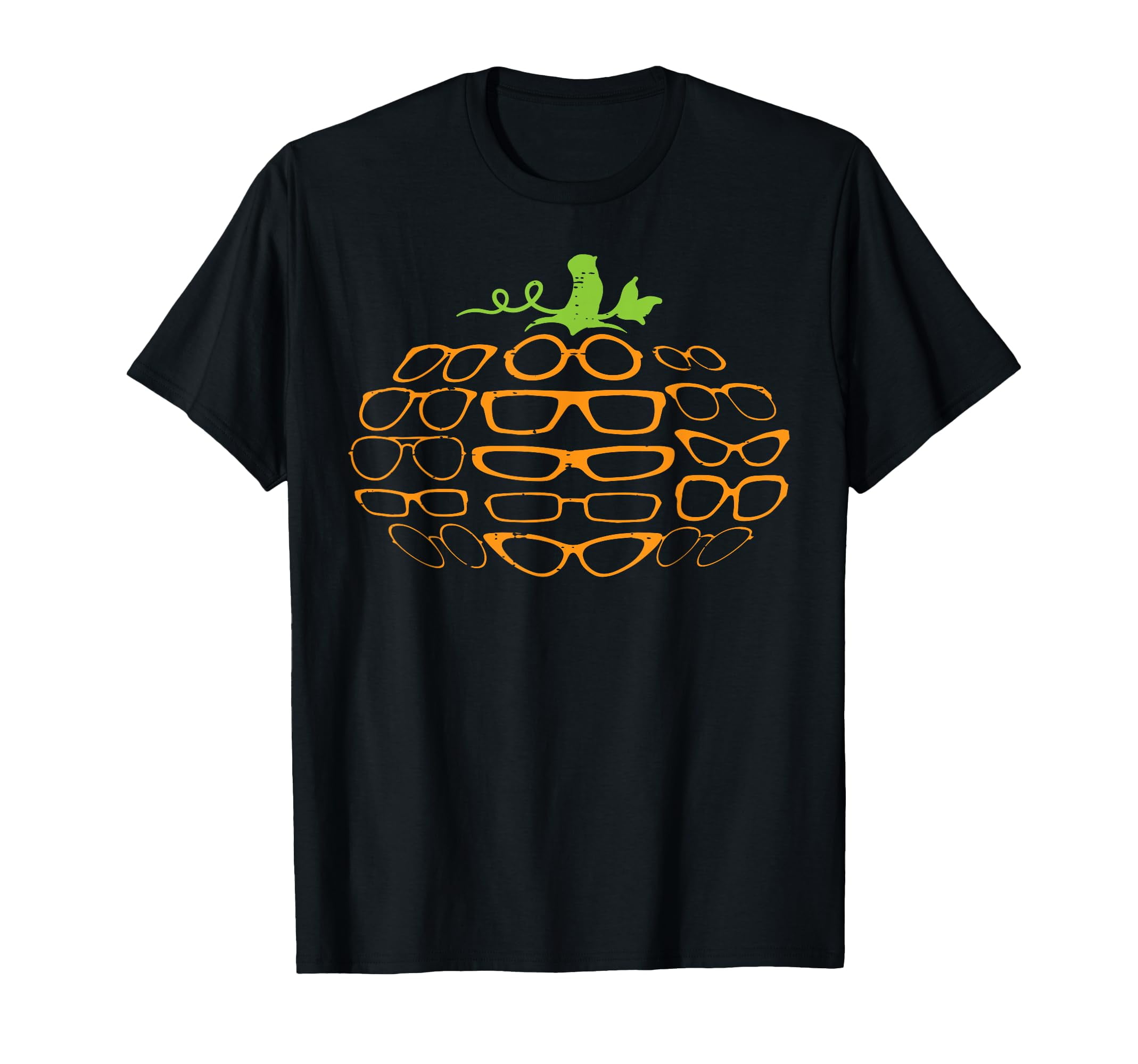 Halloween Optometry Glasses Pumpkin Optician Men Women TShirt