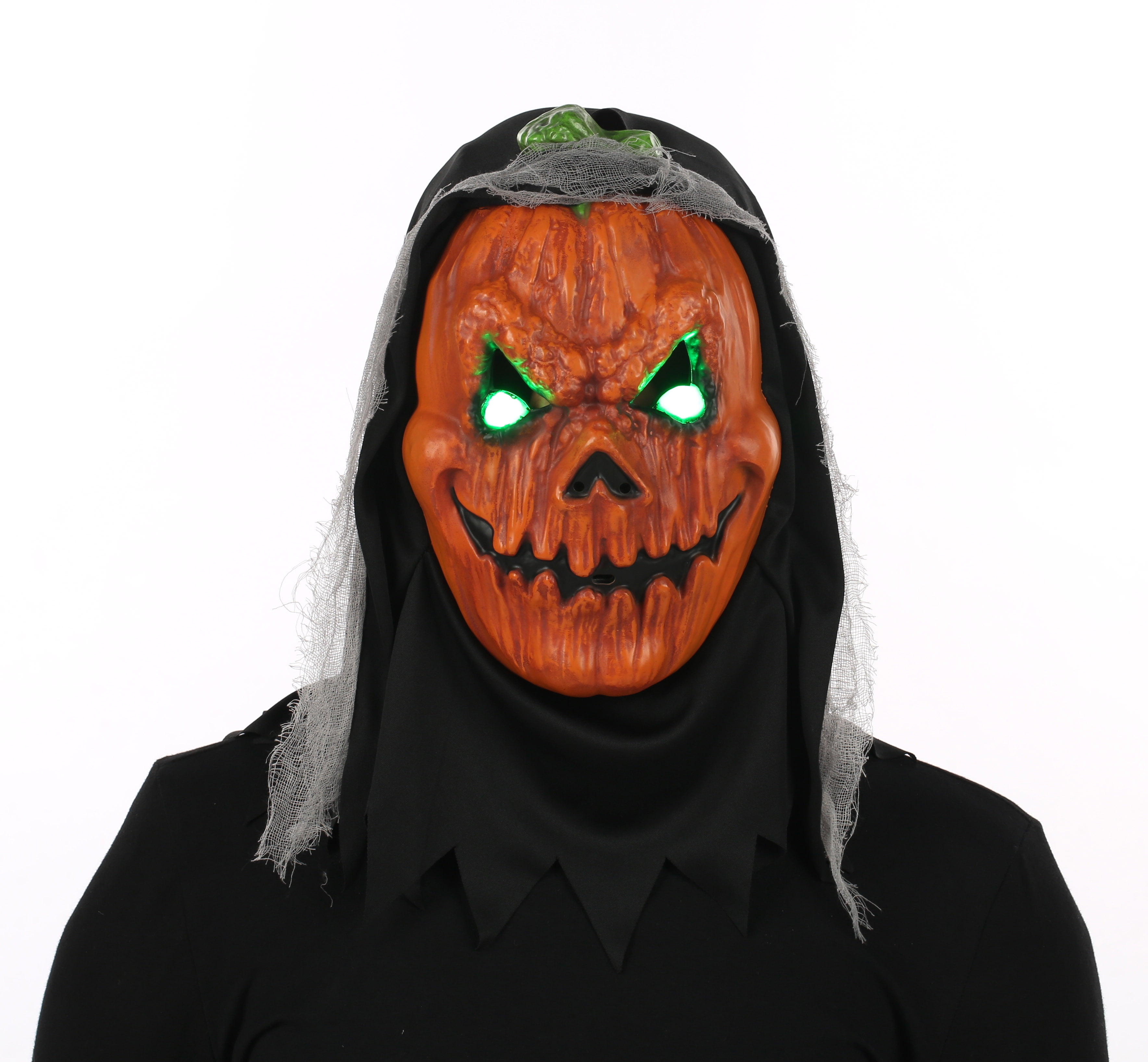 Scary Pumpkin Head Jack-O-Lantern Latex Mask - Halloween - Pumpkin Mask -  under $20