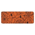thumbnail image 1 of Halloween Orange Spider Web Pattern Kitchen Rug Mat,Kitchen Runner Rugs Non Skid Washable,Decorative Kitchen Floor Mats for Kitchen,Sink,Laundry,17"x47.2", 1 of 7