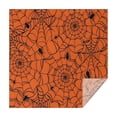 thumbnail image 1 of Halloween Orange Spider Web Pattern Square Tablecloth,Waterproof Square Table Cover,Wipeable Spillproof Washable Table Cover for Home Kitchen Party Decor 42"X42"(107x107cm), 1 of 6