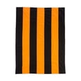thumbnail image 1 of Halloween Orange and Black Cotton Striped Tablecloth, 1 of 1