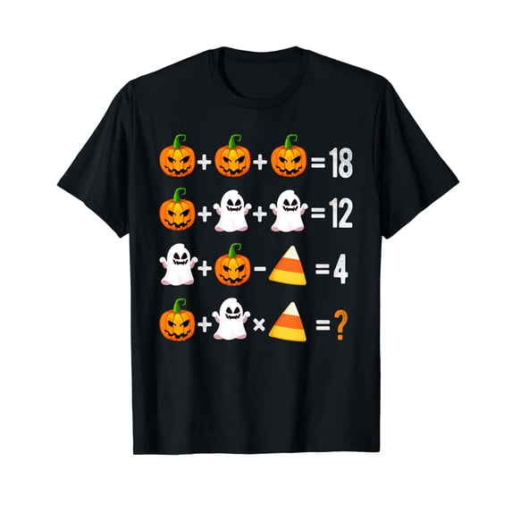 Halloween Order of Operations Math Halloween Teacher pumpkin T-Shirt