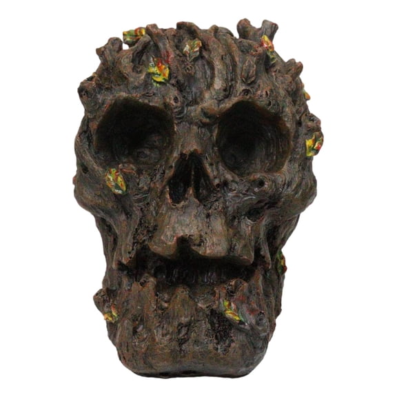 Halloween Ossuary Haunted Gothic Deadwood Tree Ent Skull Figurine 6"L
