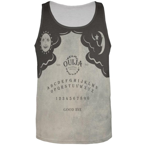 Halloween Ouija Board Costume All Over Adult Tank Top - Medium
