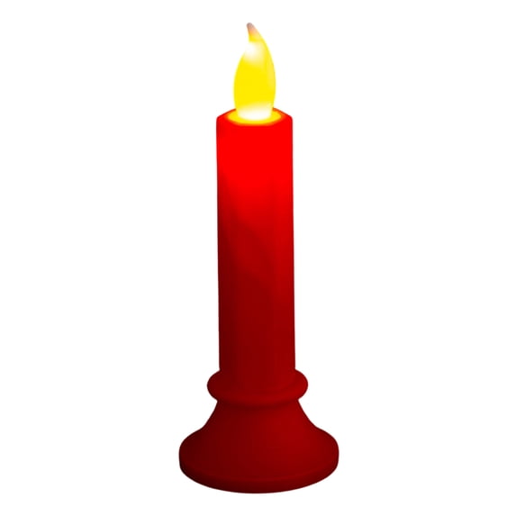 Halloween Outdoor Decorations, Battery Operated Halloween Lights Red Large 6X2In Led Candle Lights, for Halloween Outdoor Window, Porch, Walkway, Yard and Outdoor Party Spooky