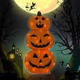 thumbnail image 1 of Magotan Halloween Decorations 3ft Halloween Pumpkin Decor Pre-Lit 55 LED Orange Light Halloween Cute Pumpkin Outdoor Decor for Garden Yard Home Party, 1 of 5