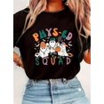 thumbnail image 1 of Halloween Outfits For Women, Spooky Ghost Squad Halloween TShirt, 1 of 5
