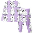 thumbnail image 1 of Halloween Outfits for Girls Size 6,Girls Halloween Print Pajama Set Soft Comfortable Sleepwear Outfit for Toddler Children Daily Loungewear 2 9 Years, 1 of 3