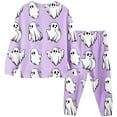 thumbnail image 1 of Halloween Outfits for Toddler Girls,Kids Halloween Pajama Set Soft Printed Sleepwear for Girls And Boys Comfortable Outfit Daily Wear Ages 2 9, 1 of 3