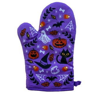 Haunted Mansion Oven Mitts Purple Wallpaper Design 