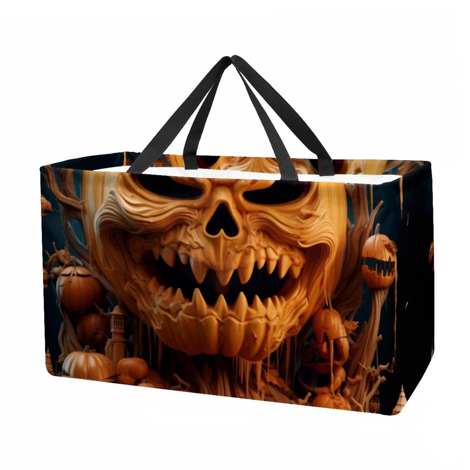 Halloween Oxford Cloth Reusable Foldable Decorative Box – Large ...