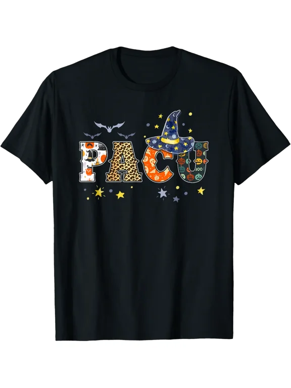 Halloween PACU Witch Crew Post Anesthesia Care Unit Nurse Holiday T-Shirt, Size S-5XL