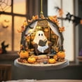thumbnail image 1 of Halloween Paint by Number for Adults, Ghost Reading a Book Paint by Number Kit on Canvas for Beginner, Cute Smile Ghosts DIY Oil Painting for Holiday Gift Home Wall Decor, 1 of 5