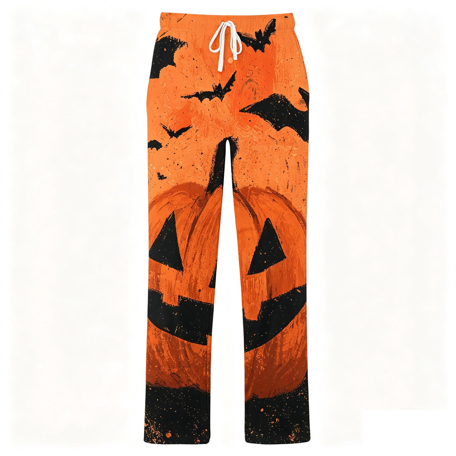 Halloween Pajama Pants Men Elastic Drawstring Baggy Wide leg Unisex ...