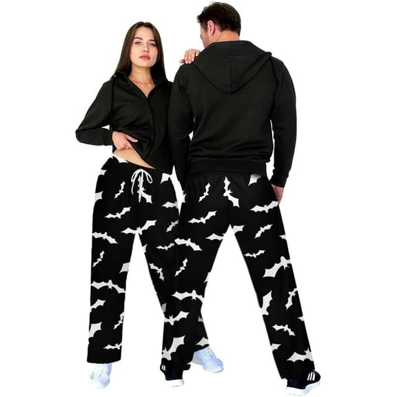 Halloween Pajama Pants Women Men Couples Halloweens Pjs Pants Unisex Funny Pajama Bottom Sleepwear for Party