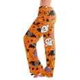 thumbnail image 1 of Halloween Pajama Pants Women Print Lounge Pants for Women, Soft Pj Pants Comfy Elastic Waist Sleepwear, Womens Halloween Pj Pants, Cozy Pajama Pants for Fall & Holiday, 1 of 5