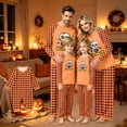 thumbnail image 1 of Halloween Pajamas Family Set - 2 piece Halloween Print Long Sleeve Top & Pants Outfit,Matching Pajamas for Family Holiday Night for 140 Pjs, 1 of 7