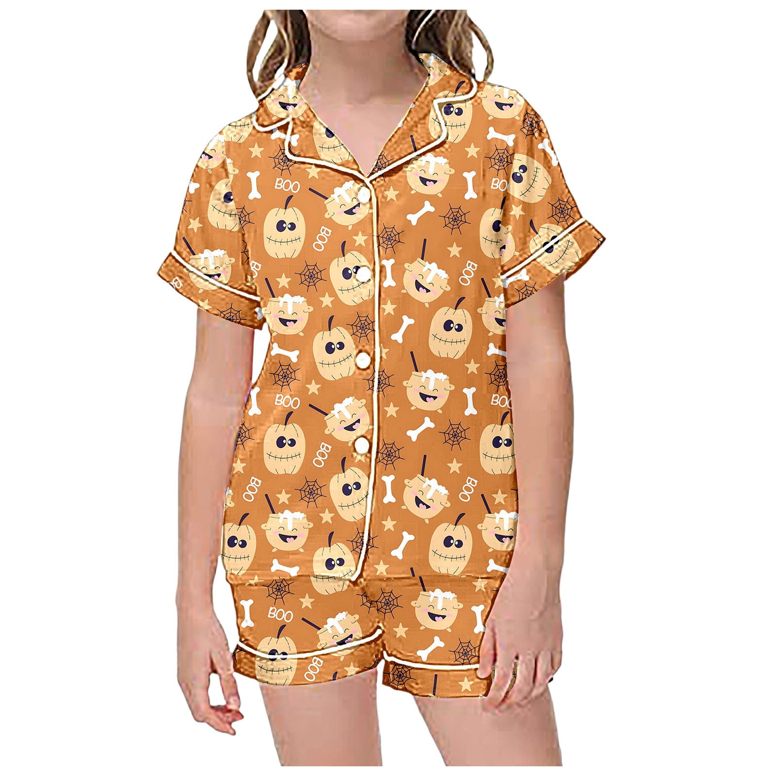 Halloween Pajamas Girls Pajamas Outfits 2 Piece Sets Pajamas for Kids