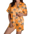 thumbnail image 1 of Halloween Pajamas Halloween Casual Soft Button Short Sleeve Pajamas for Women Set, 1 of 7