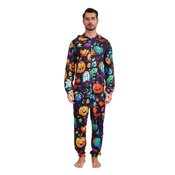 Halloween Pajamas Long Sleeved Family Matching Jumpsuit Romper Family Halloween Costumes Family Pajamas Matching Pjs
