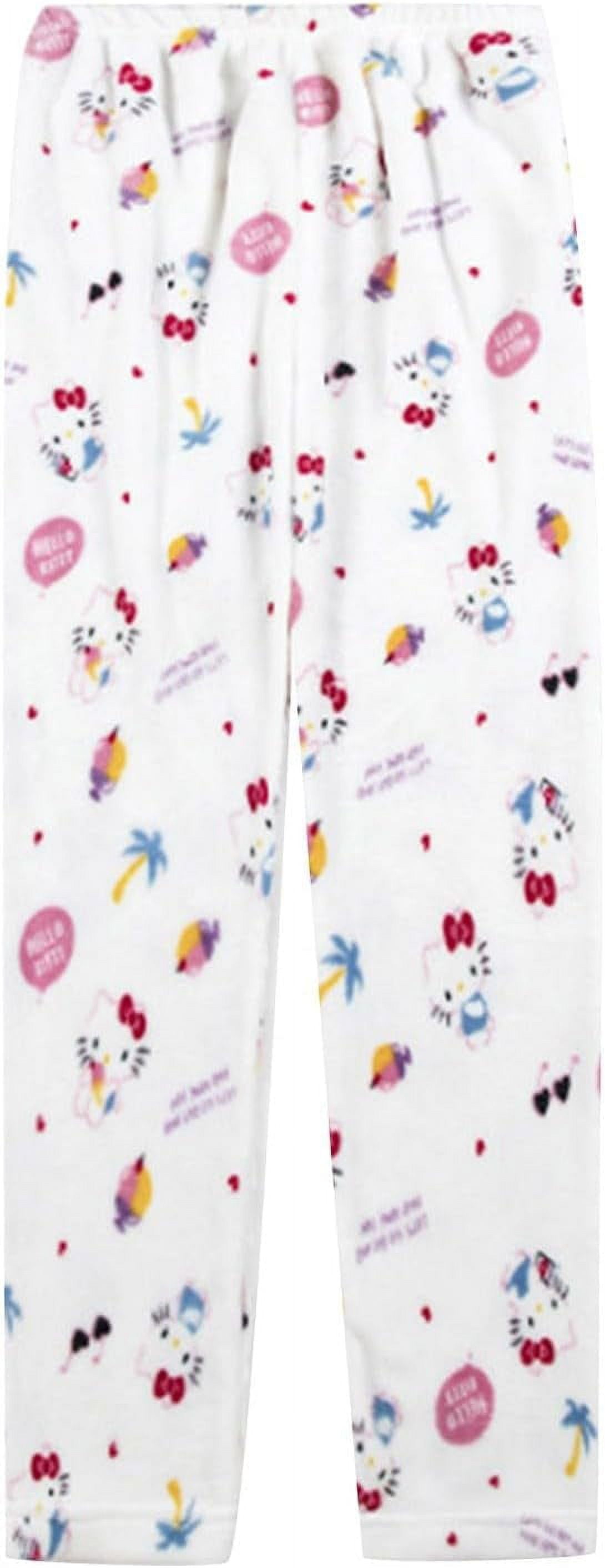 Halloween Pajamas Pants for Women and Men Girls Cartoon Cute Cat Print