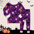 thumbnail image 1 of Halloween Pajamas Set Ghost Pumpkin Print Pajamas Set Crewneck Soft Comfort Long Sleeve Top Pants Set Kids Boys Pjs Size 5 Years, 1 of 3