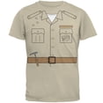 thumbnail image 1 of Halloween Paleontologist Dinosaur Hunter Costume Mens T Shirt, 1 of 2